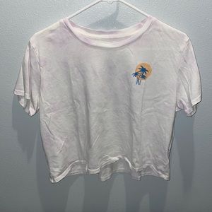 Cropped Pura Vida Tie-dye T-Shirt